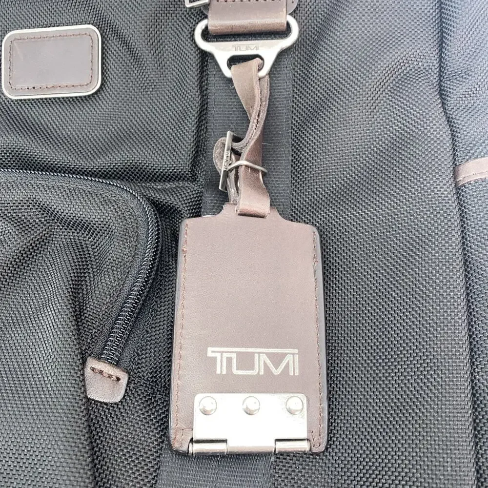 TUMI Business Bag Slim Brief Nylon Napa Leather